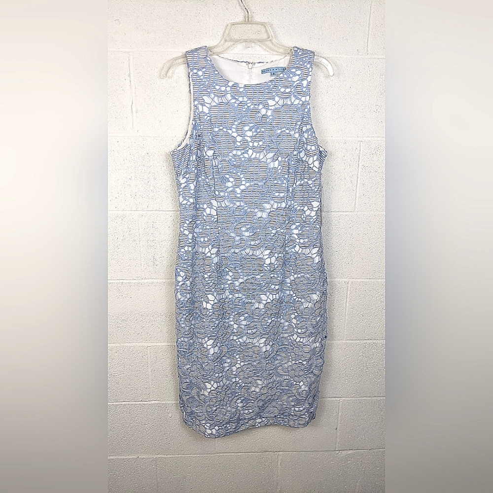 Antonio Melani Women's 10 Blue Lace Dress